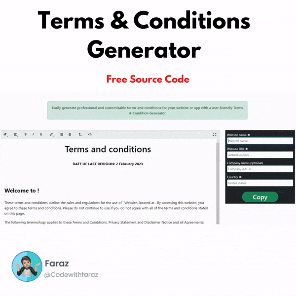 how to create a terms & conditions generator for your website.gif